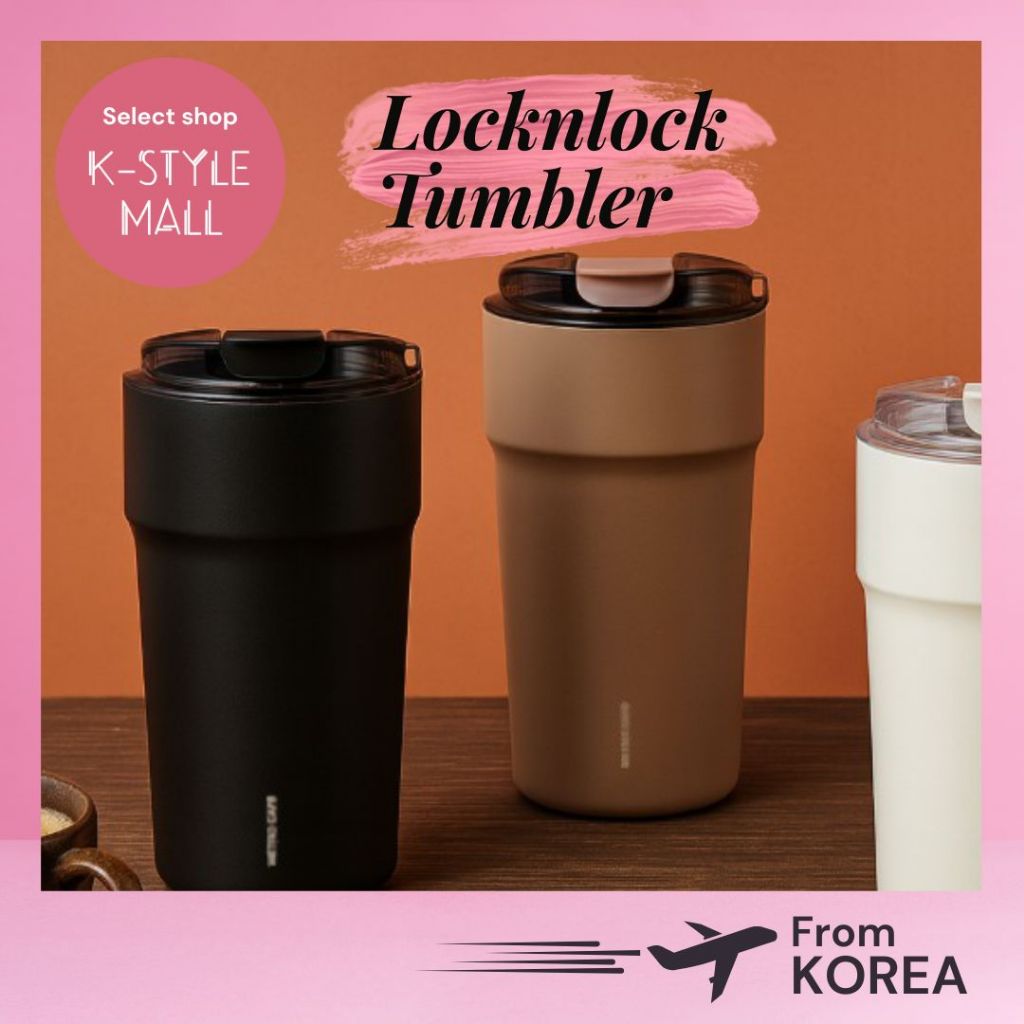 [LocknLock] Metro Cafe Ceramic Tumbler / 400ml 500ml 650ml 750ml