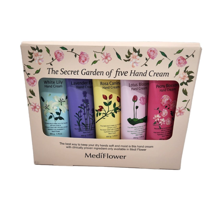 [Medicflower] The Secret Garden of Five Hand Cream Set 50g x 5 สกินแคร์เกาหลี ความงาม