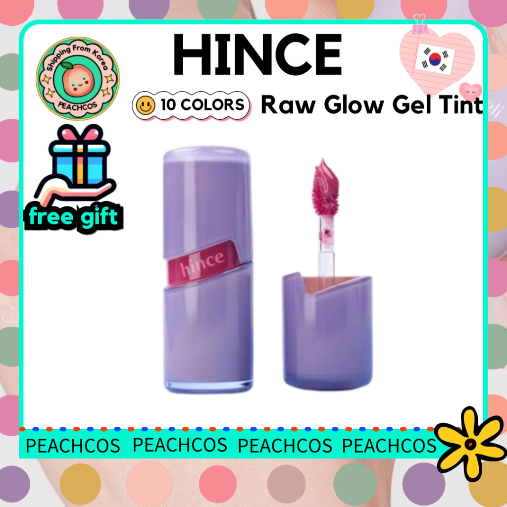 ❤️[HINCE] Raw Glow Gel Tint 4ml - 10 สี