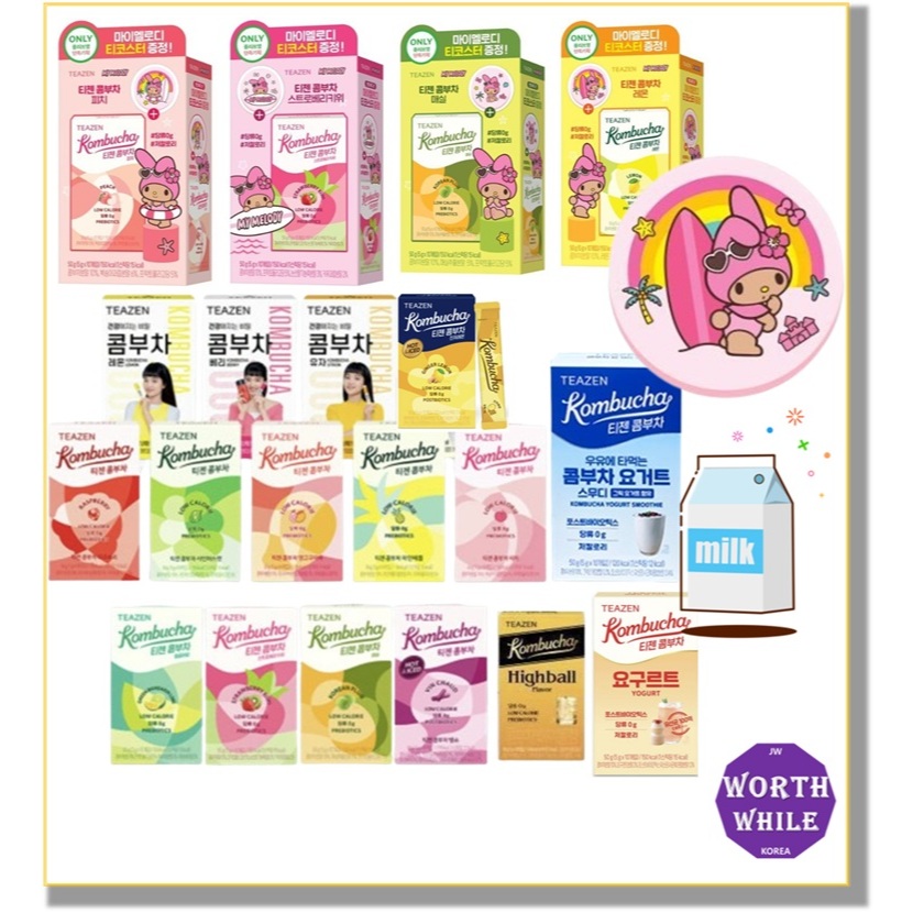 Teazen Kombucha Tea Remedy Detox แคลอรี่ต่ํา
