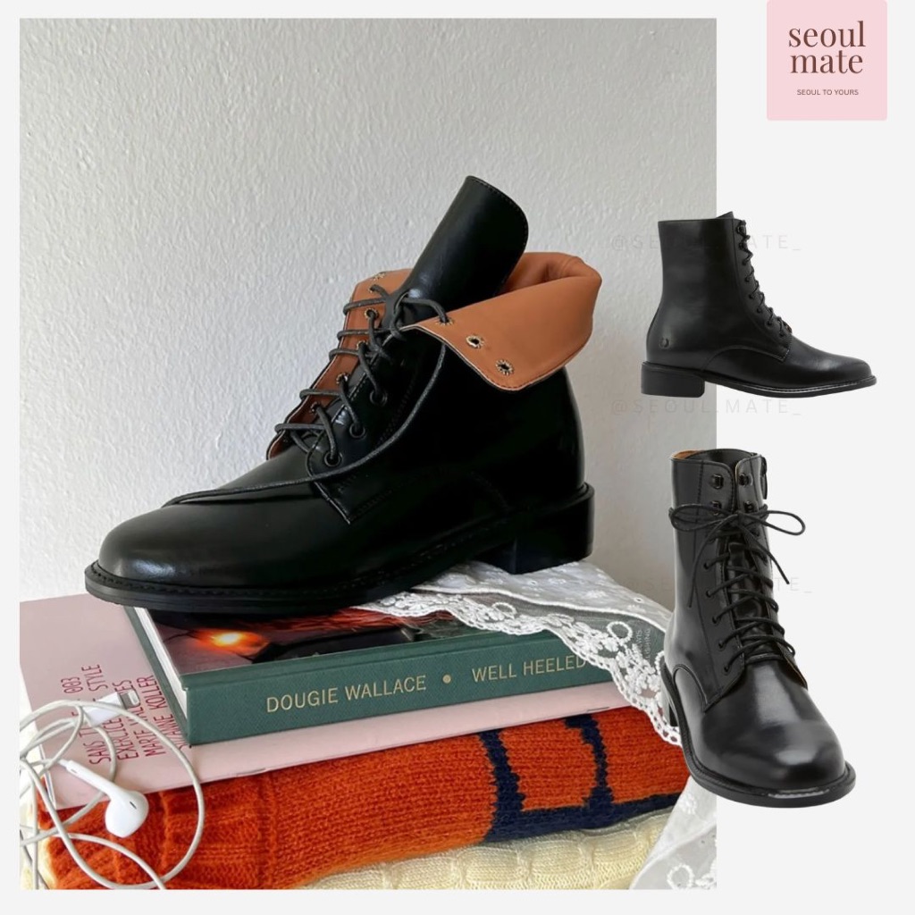 รองเท้าคอมแบทแบบผูกเชือก.brand PAES