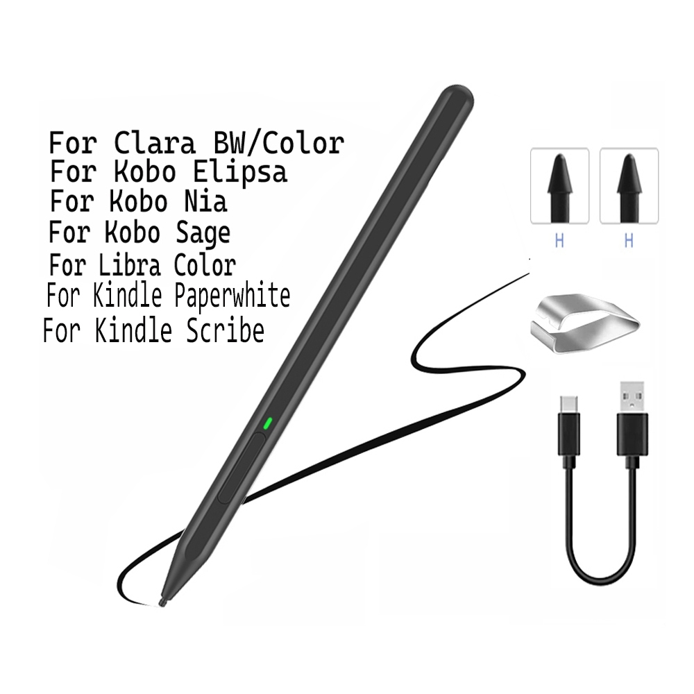 ปากกาสไตลัสสําหรับ Kobo Nia/Color Libra Color/Kobo Sage/Kobo Elipsa/kindle Paperwhite/kindle Scibe /