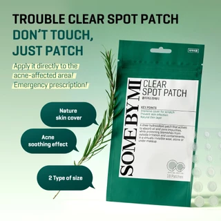 Some BY MI Clear Spot Patch [5ea/10ea], แผ่นแปะลดการระคายเคือง, แผ่นแปะสิว