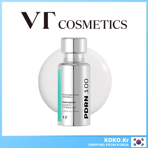 Vt COSMETICS PDRN 100 Essence 30ml พร้อม FREEBIES