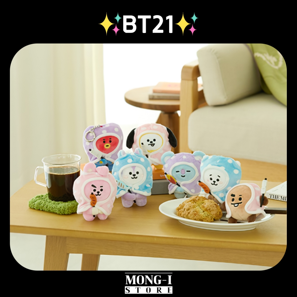 ✨BT21✨ตุ๊กตาพวงกุญแจ CAMPFIRE