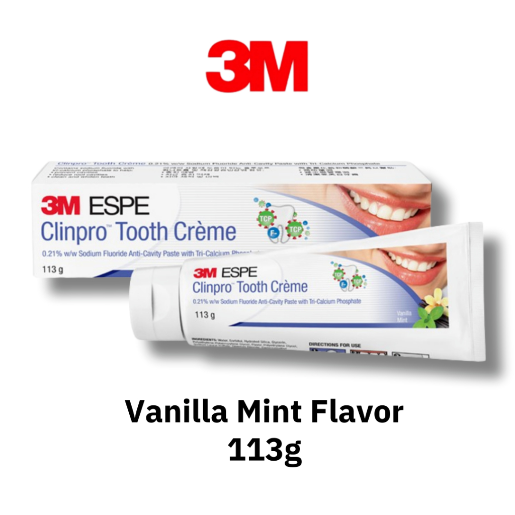 [3M] Clinpro Tooth Creme 113g | เสริมความแข็งแรงเคลือบขั้นสูงและการป้องกันการบิน