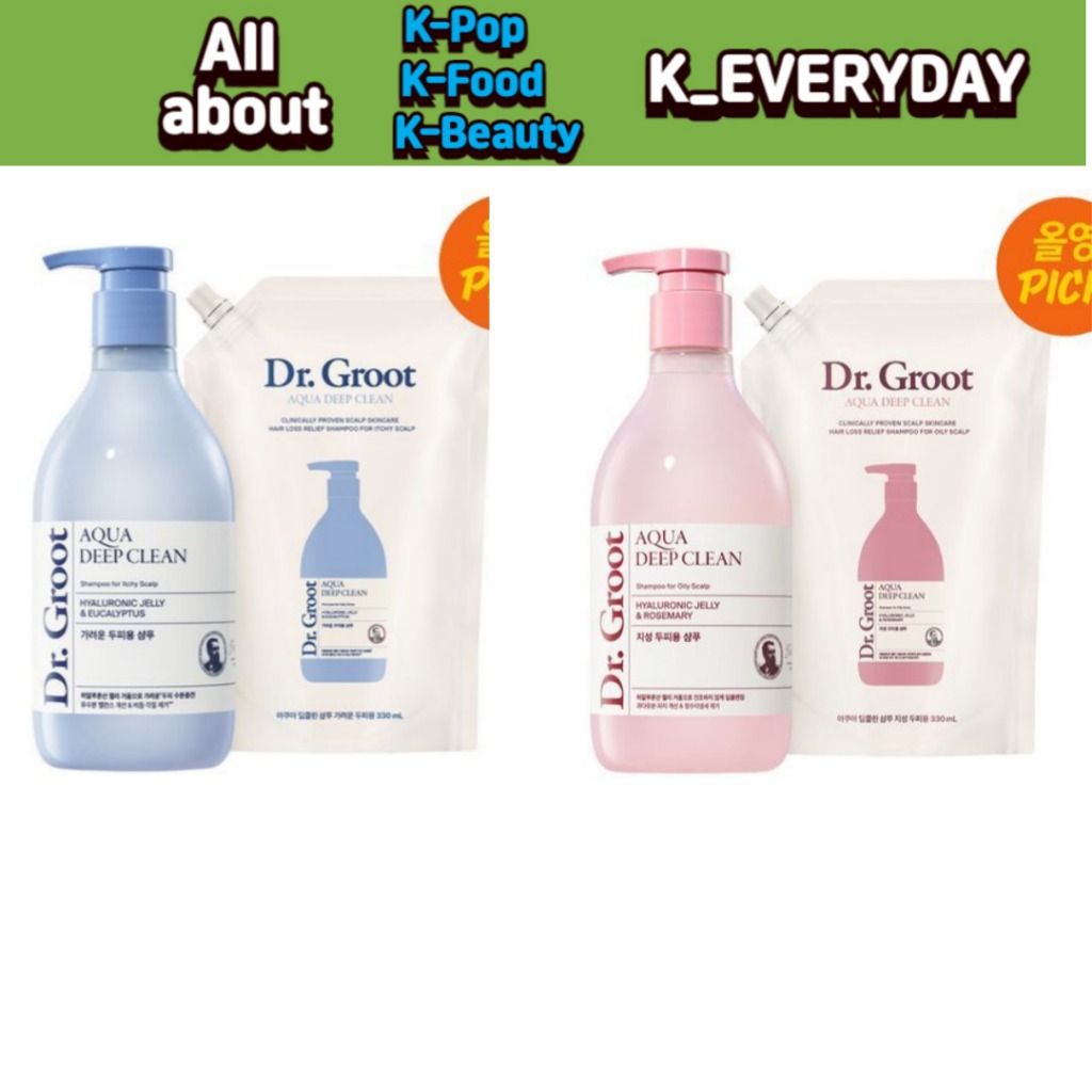 Dr.groot Aqua Deep Clean Shampoo 330ml+330ml