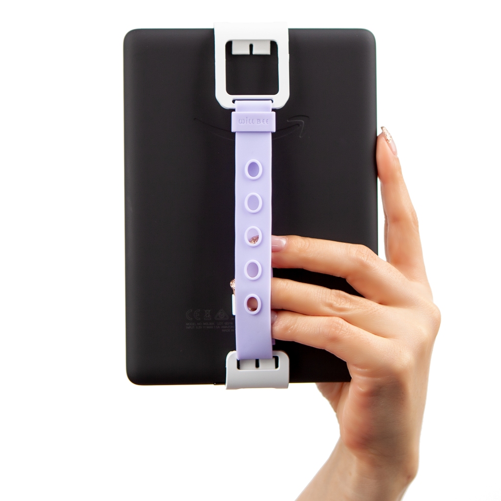 WiLLBee CLIPON Soft Dual ( สำหรับ 17–19 ซม ) สายรัดนิ้วมือซิลิโคน สำหรับแท็บเล็ตและเครื่องอ่าน eBook