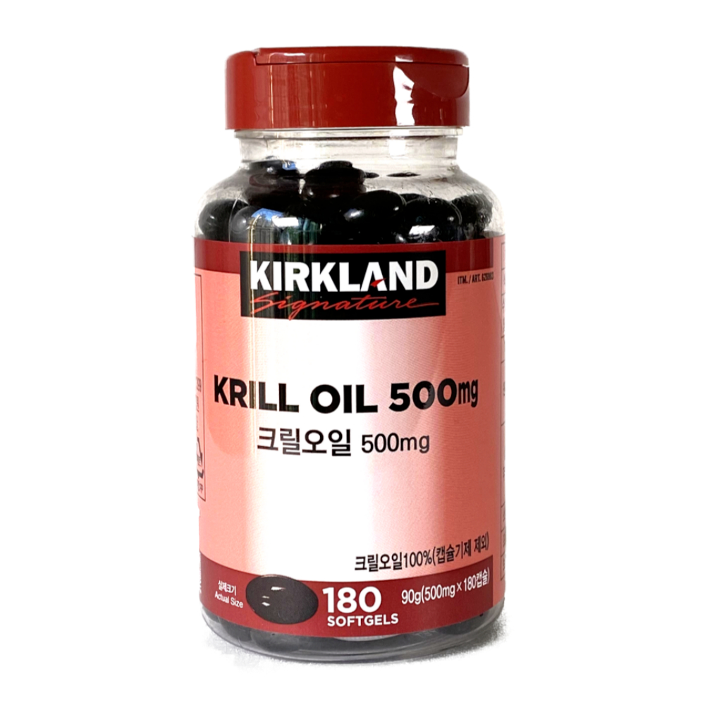 (180 Ct) KIRKLAND น้ํามันเครื่อง Omega3 EPA DHAP ฟอสโฟลิปิด