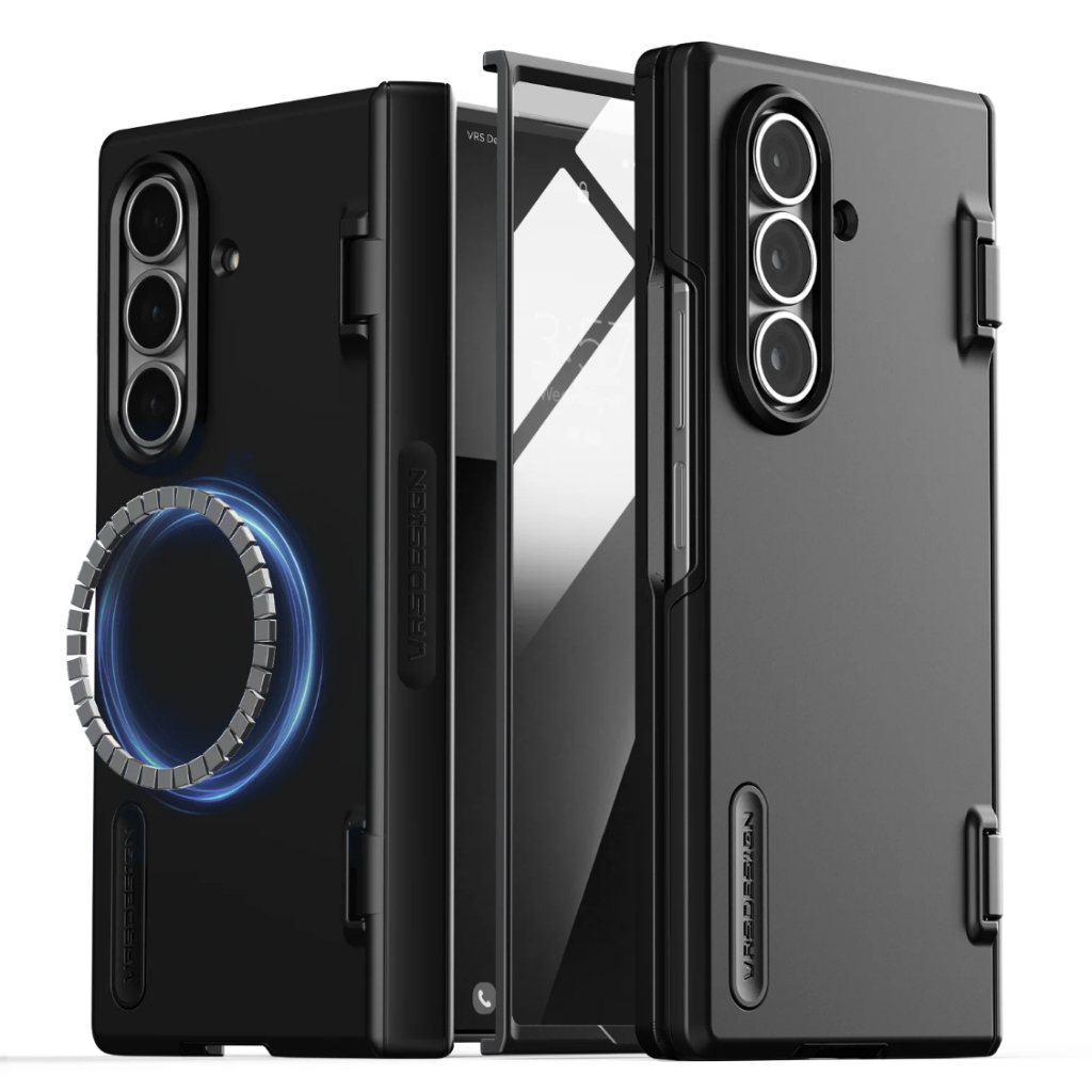 VRS - Galaxy Z Fold 7 Case Terra Modern ฟิล์มกระจกนิรภัยในตัว บานพับแม่เหล็ก เคสทรงสลิม / เดิมแท้