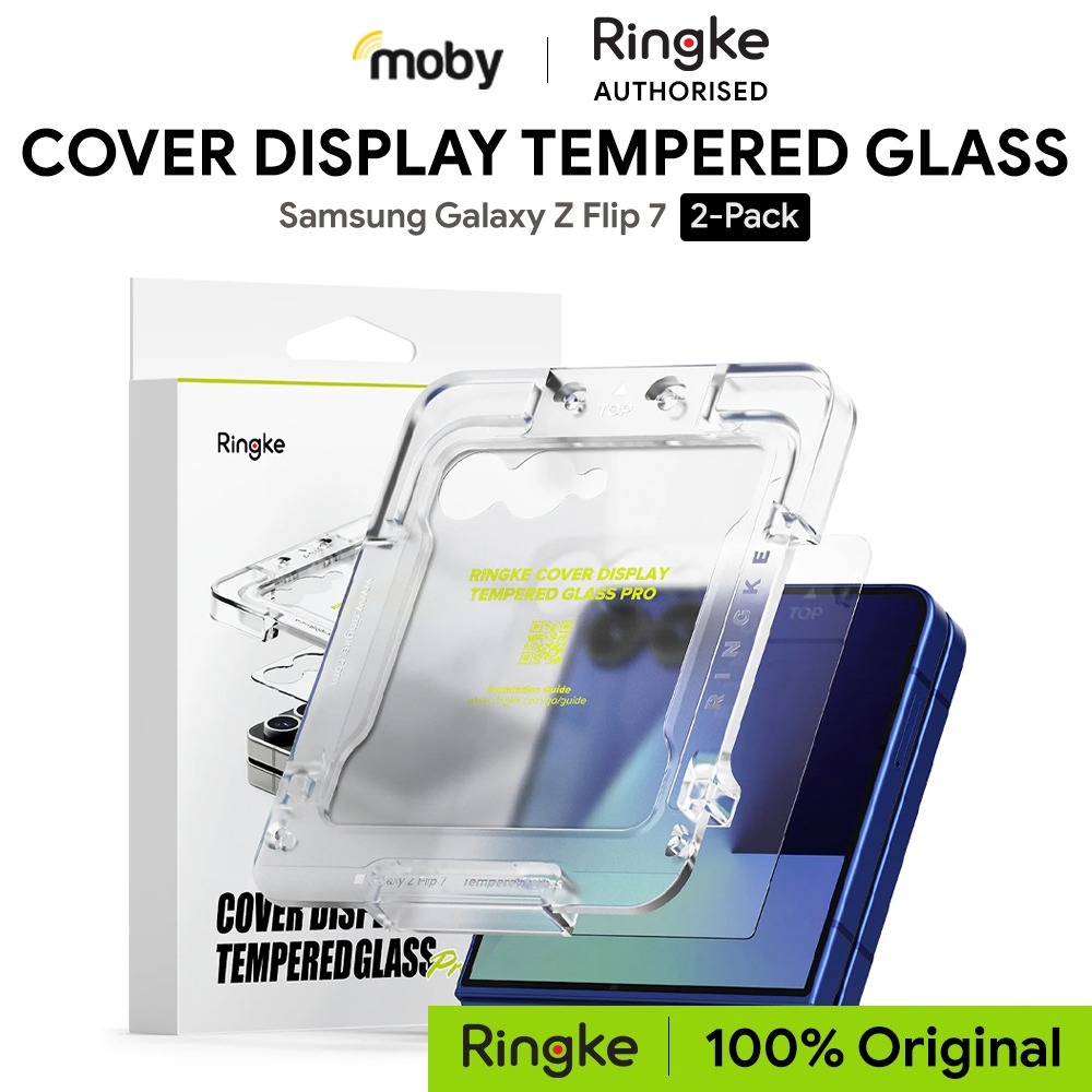 Ringke Galaxy Z Flip 7 Cover Display Tempered Glass Pro (2-Pack) รวม 2 ชิ้น