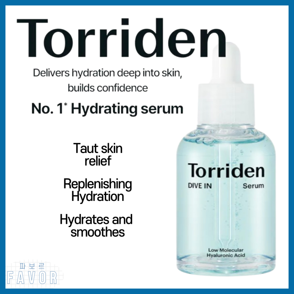 Torriden DIVE IN Low Molecule เซรั่มกรดไฮยาลูโรนิก 50ml