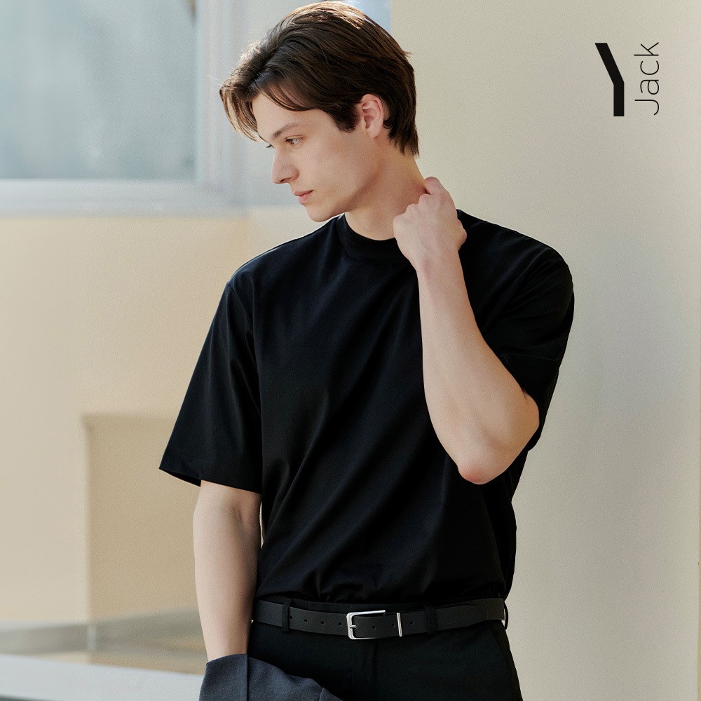 [JACK] เสื้อยืดแขนสั้น Nock คอหลวม (180gsm)