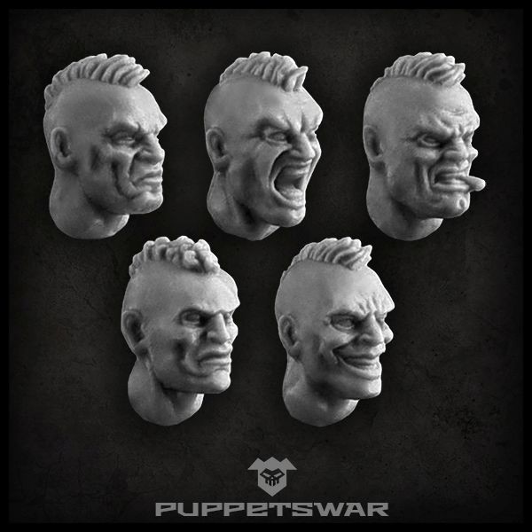 PUPPETSWAR - MOHAWK HEADS