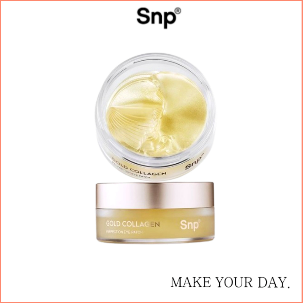 [Snp] Gold Collagen Perfection Eye Patch 60 แผ่น  แผ่นปิดตาคอลลาเจนทองคำ