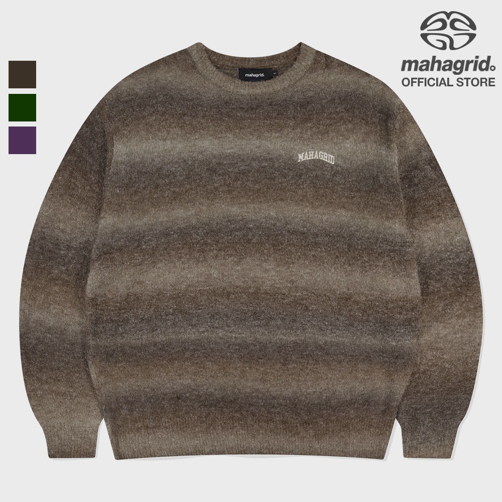 เสื้อกันหนาวลาย.Gradient สไตล์เกาหลี สำหรับทุกเพศ