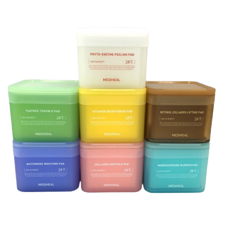 [Mediheal ] Watermide / Collagen/ Madecassoside / Teatree / Vitamide / Retinol / Phyto-Enzyme Pad