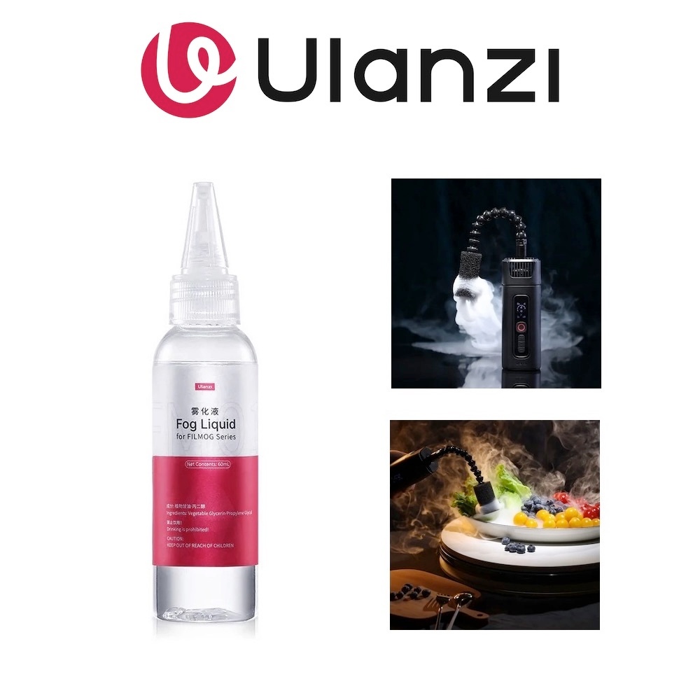 Ulanzi FM02 60ml หมอกน้ําผลไม้เติมน้ํามันของเหลวสําหรับ FM01 หมอกเครื่อง R002