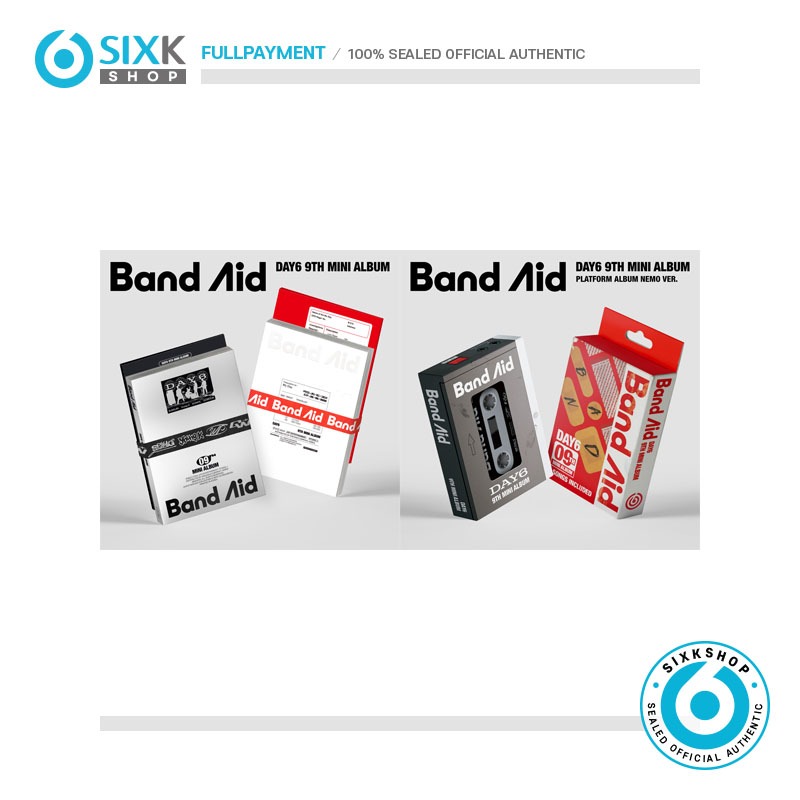 (NORMAL/PLATFORM Ver) DAY6 9th Mini Album Band Aid