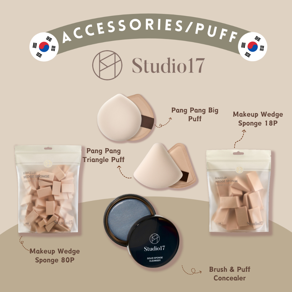 [Studio 17] Makeup Accessories/Puff