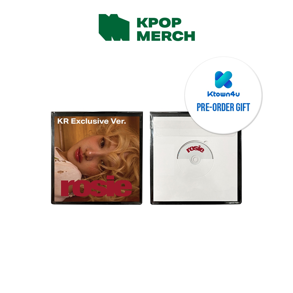(Ktown4u POB) BLACKPINK ROSE - 1st Studio Album [ rosie ]_KR Exclusive