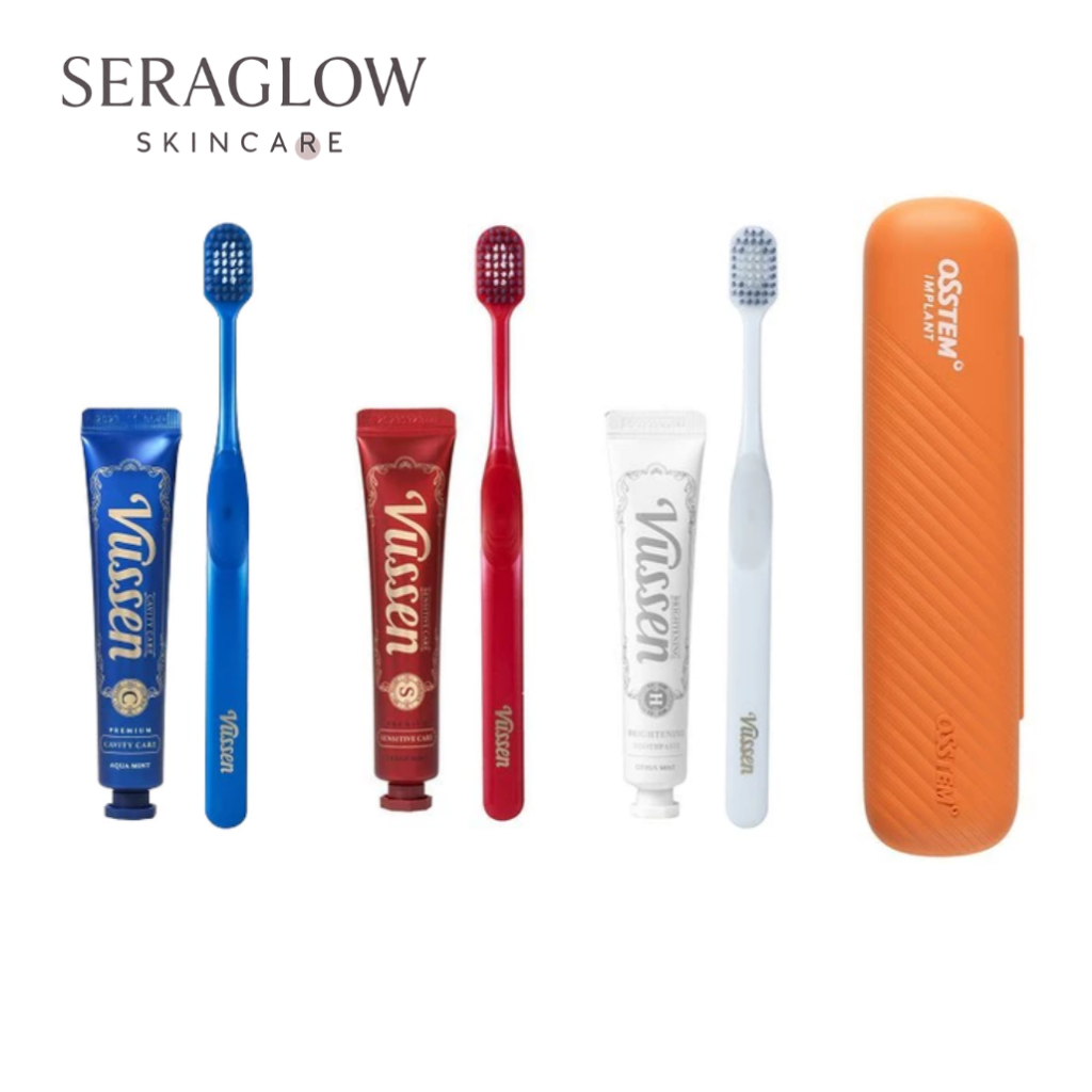 VUSSEN DENTAL TRAVEL KIT (40g + แปรงสีฟัน)