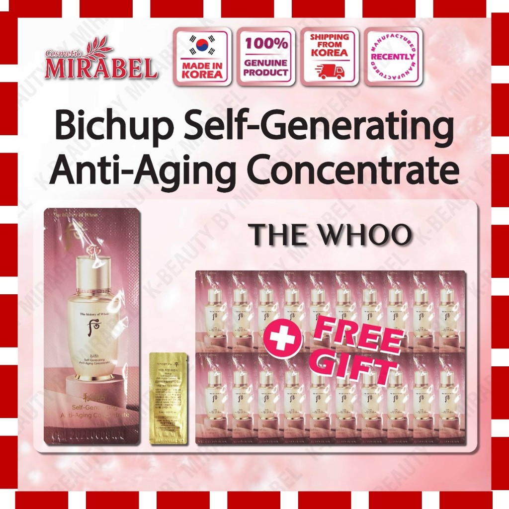 [Whoo] Bichup Self-Generating Anti-Aging Concentrate 1ml X 20ea 20pcs 60pcs ตัวอย่าง