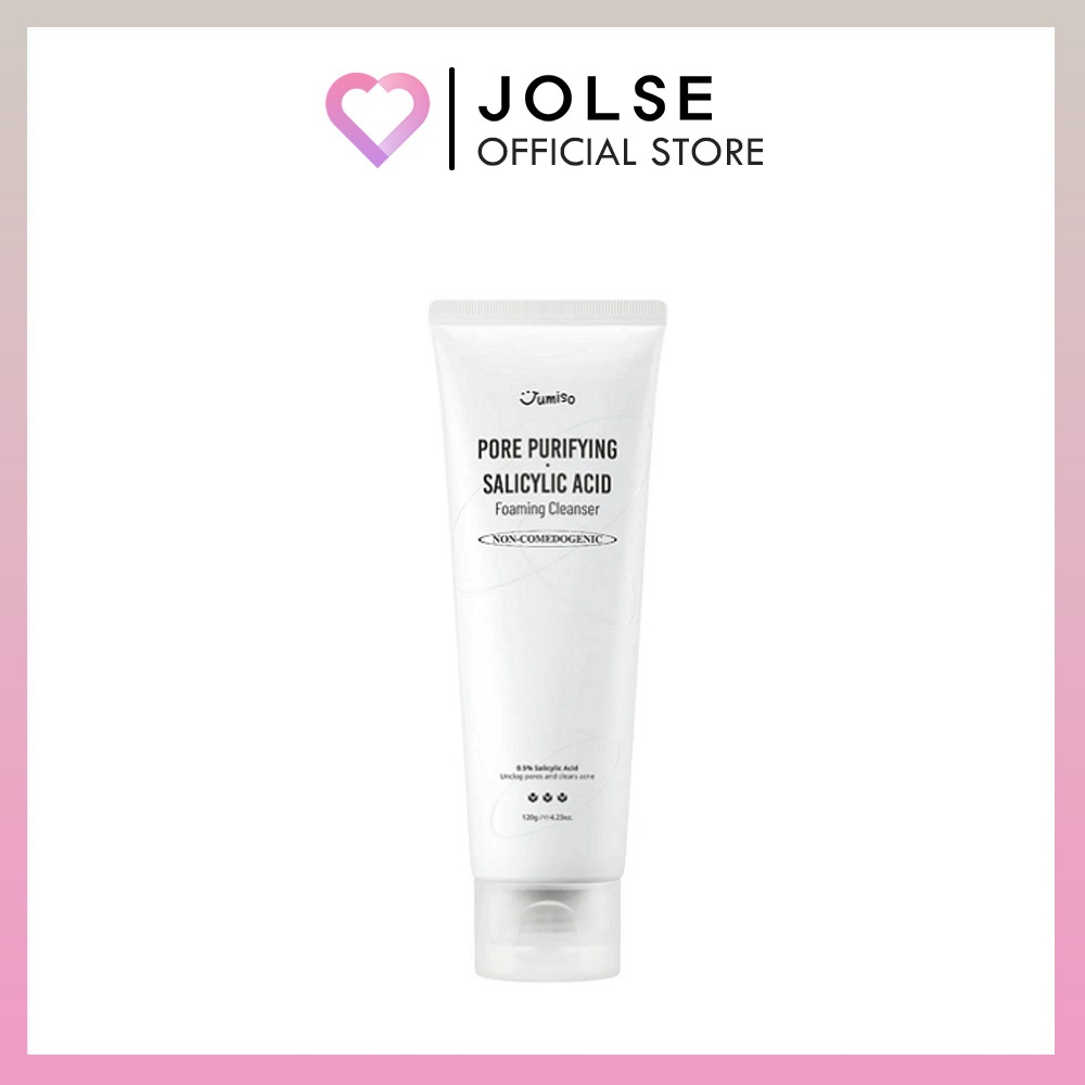 JUMISO Pore-Purifying Salicylic Acid Foaming Cleanser 120g