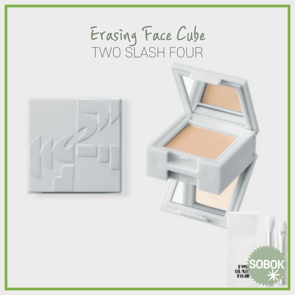 [TWO SLASH FOUR] Erasing Face Cube Powder