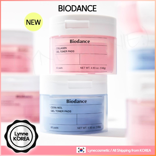 New BIODANCE Gel Toner Pad (60ea) 2 ชนิด (Collagen / Ceranol) / Collagen Gel Mask