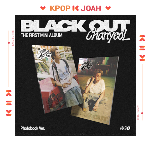 (PHOTOBOOK ver.) CHANYEOL (EXO) [BLACK OUT] 1st MINI ALBUM (29th Aug.2024)