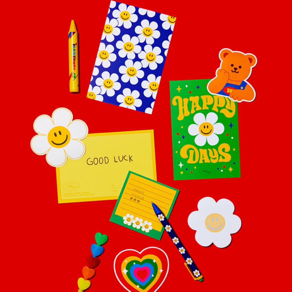 Wiggle Wiggle Stationery SET Smile We Love