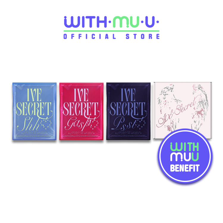 [พร้อมส่ง] IVE -  [IVE SECRET] อัลบั้ม EP 4th [อัลบั้ม IVE] (WITHMUU POB)