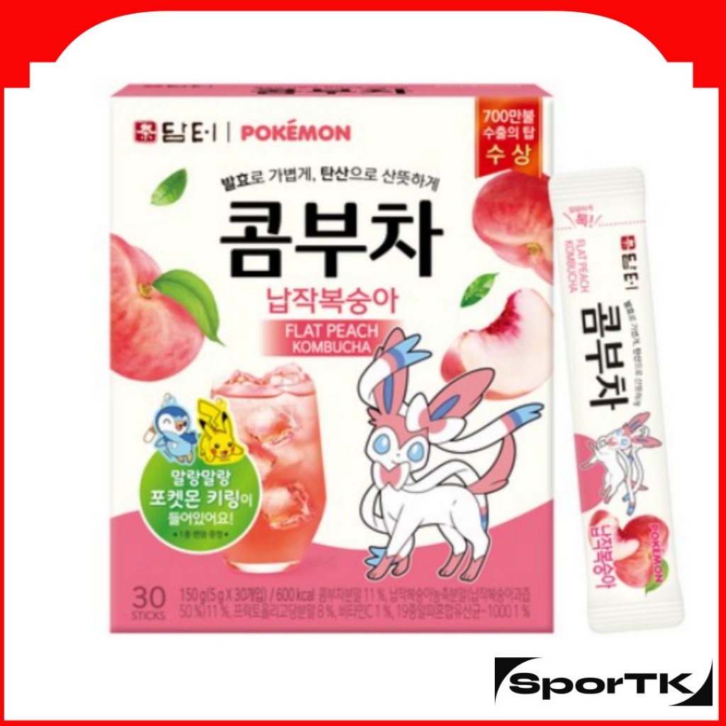 DAMTUH Pokemon Flat Peach Kombucha 30T
