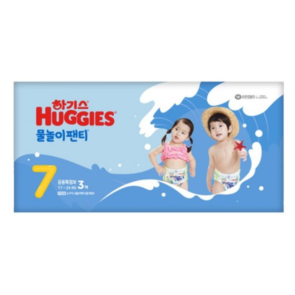 กางเกงว่ายน้ํา HUGGIES DIAPER UNISEX SIZE 7 (3/9/12PCS PACK) TODDLER SWIM DIAPER 17–24KG
