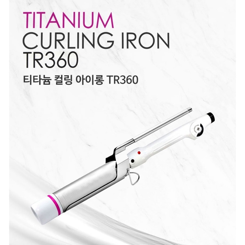 Create TITANIUM CURLING IRON TR360 / Long Hair Wave / Self-Styling/ Korean Beauty Salon Products