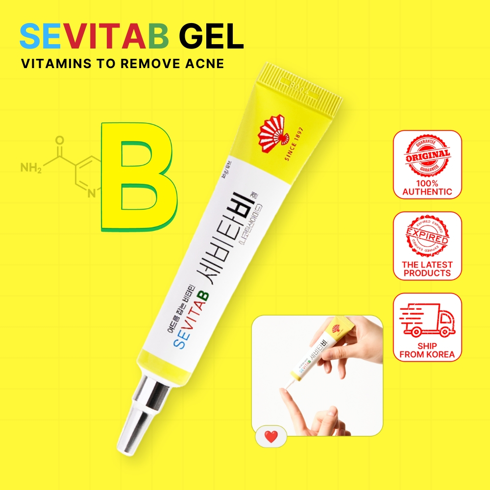 Sevita B Gel (18g) ขจัดสิว ฝ้า แผลเป็น รักษาสิว ควบคุมความมันอย่างมีประสิทธิภาพ บรรเทารอยแดงสิว