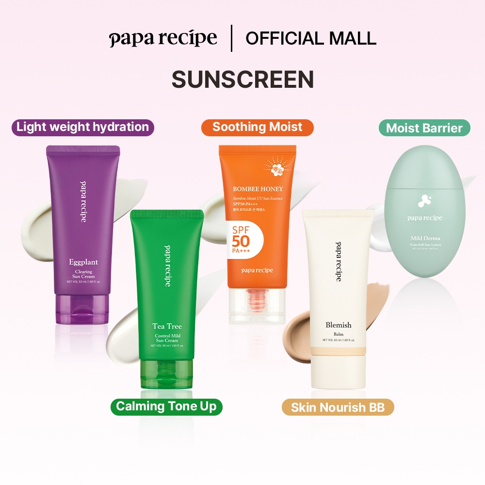 papa recipe SUNSCREEN 5 types