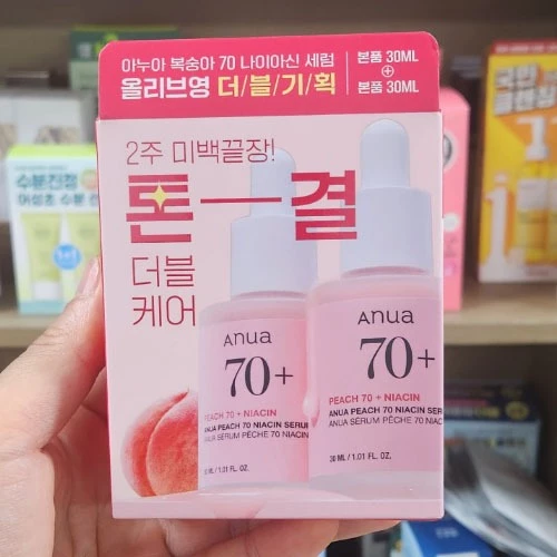 Anua Peach 70 Niacin Serum 30ml x 2 Olive Young Edition