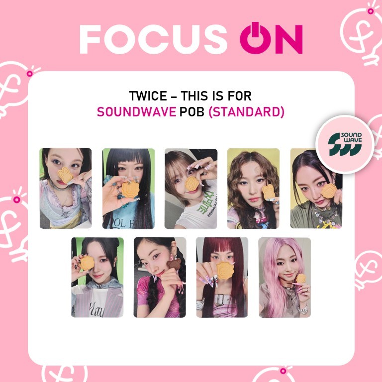 TWICE POB SOUNDWAVE THIS IS FOR PHOTOCARD
