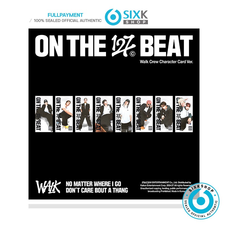 NCT 127 6th Full Album [WALK] [Walk Crew Character Card Ver]