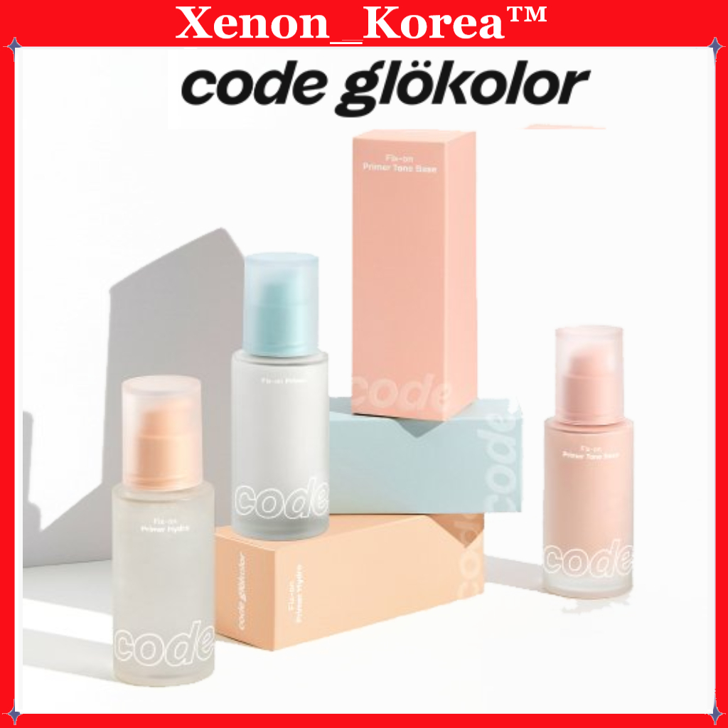 Code Glokolor Fix-On Primer 30ml / Fix-On Primer Hydro / Fix-On Primer Tone Base