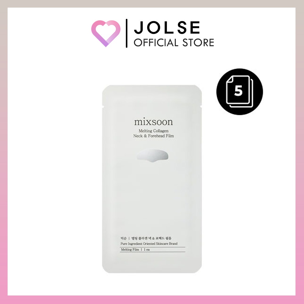 Mixsoon Melting Collagen ฟิล์มคอและหน้าผาก 5ea