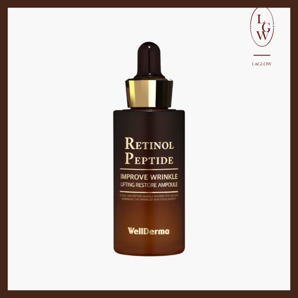 Wellderma Retinol Peptide Lifting Restore Ampoule – ทรีทเม้นต์ต่อต้านริ้วรอยและยกกระชับ 30ml
