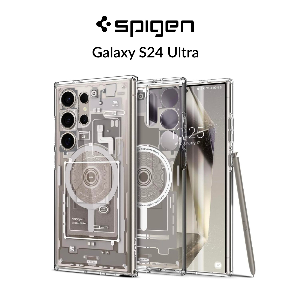 Spigen Galaxy S24 Ultra Case 6.8" Zero OneTap แหวนโลหะเคสโทรศัพท์แม่เหล็ก Samsung S24 Ultra Cover