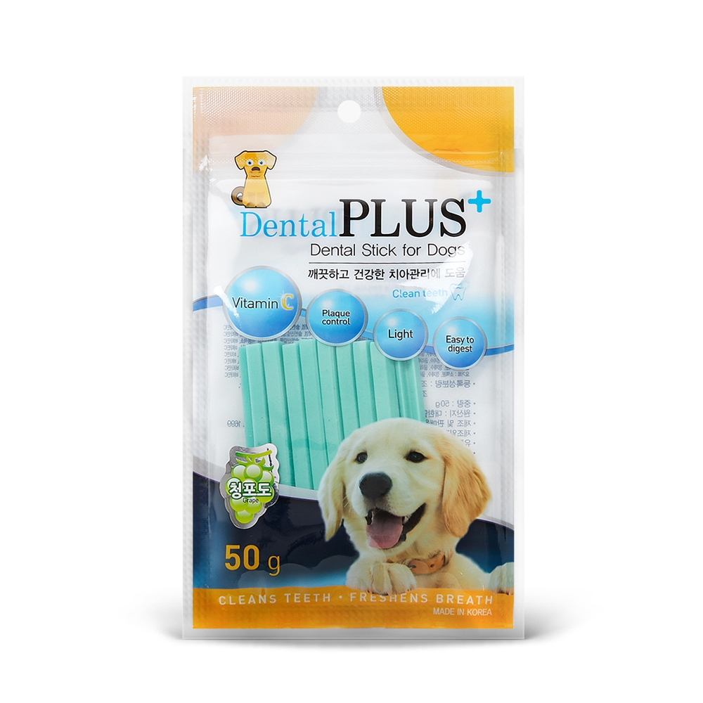 [Dental Plus] Oral Clinic Dental Stick Gum ความเครียดบรรเทาสําหรับสุนัขกินอาหารสมดุลที่อุดมไปด้วยผัก