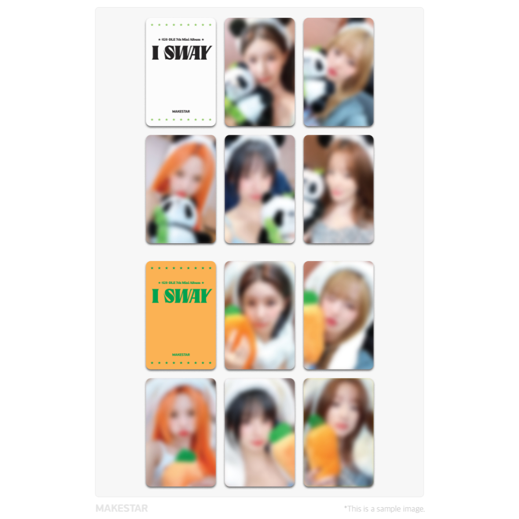 (G)I-DLE 7th Mini Album I SWAY Makestar Photocard Event