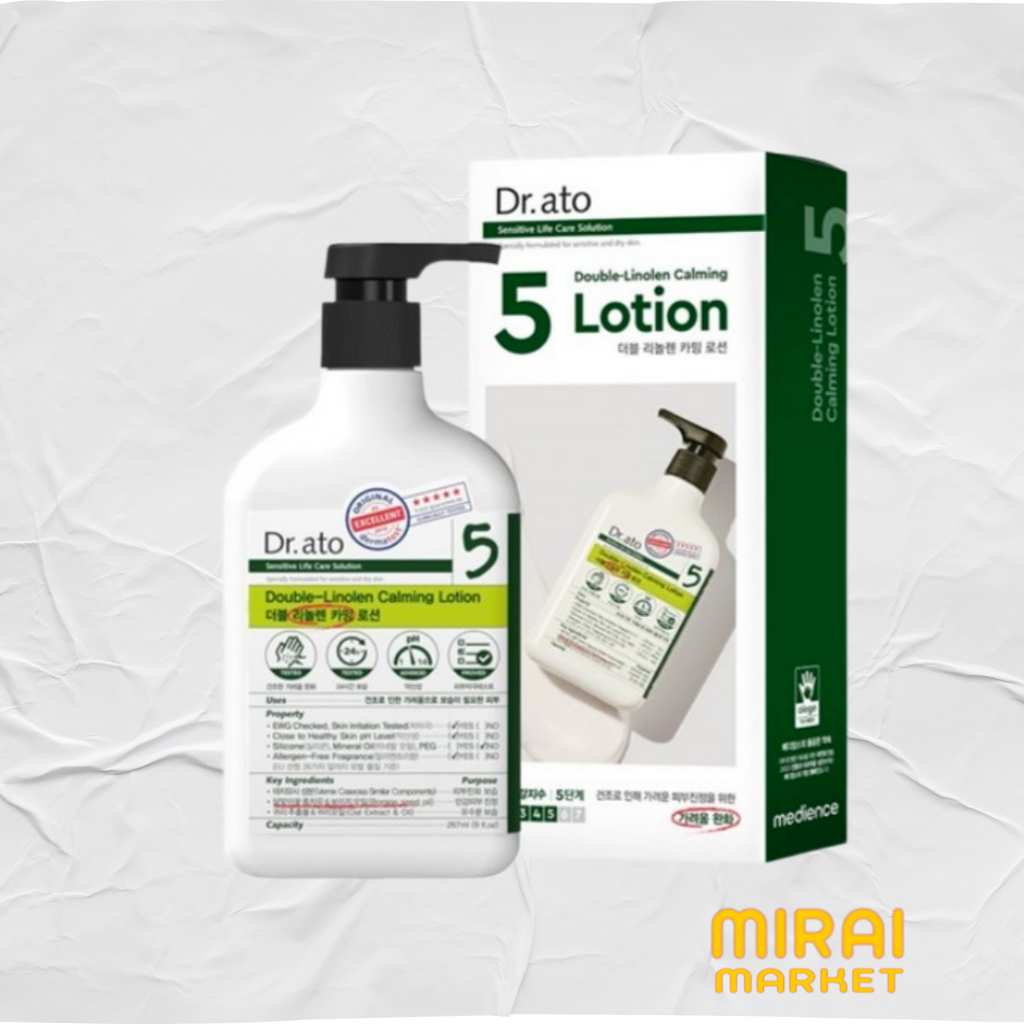 Dr.ato Double Linolen Calming Lotion สําหรับผิวคัน 267ml