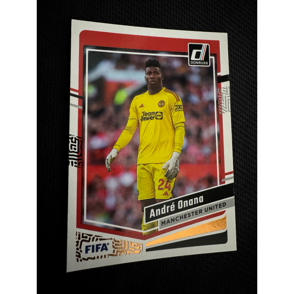 2023 Panini Soccer Card Donruss Andre Onana Manchester United 97