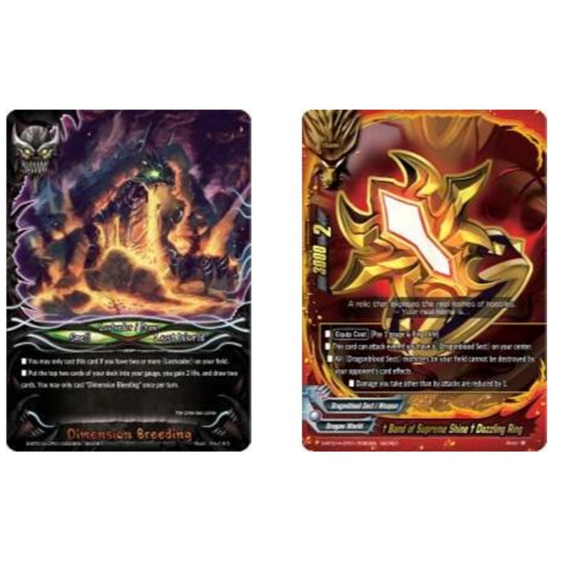 English Buddyfight Dimension Breeding S-BT01A-CP01/0053EN /"Band of Supreme Shine" Dazzling Ring S-B